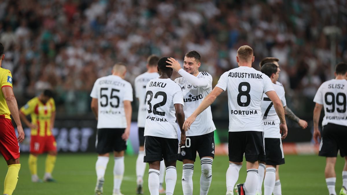 PAP / Leszek Szymański / Na zdjęciu: radość piłkarzy Legii Warszawa