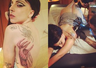 Gaga chwali się tatuażem i nagimi pośladkami! (FOTO)