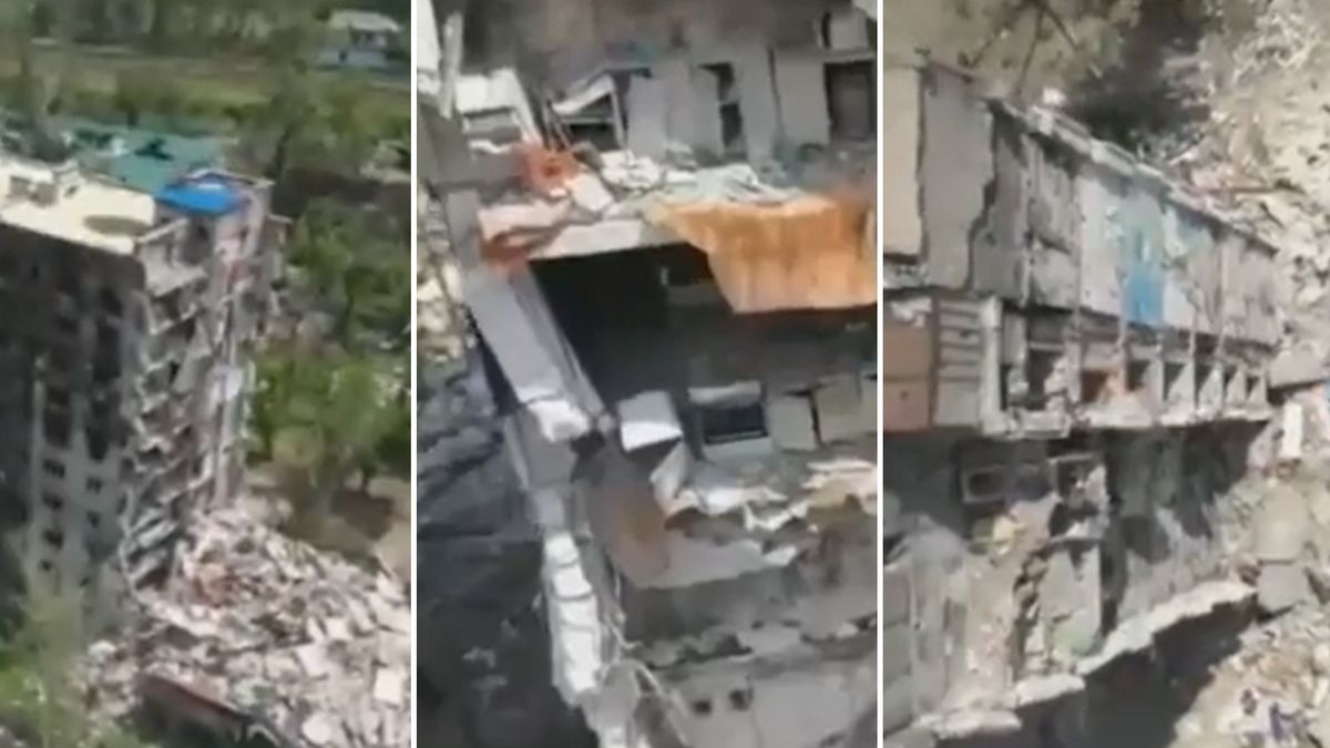 Donbas z drona. Wojna zmieniła to miejsce nie do poznania 