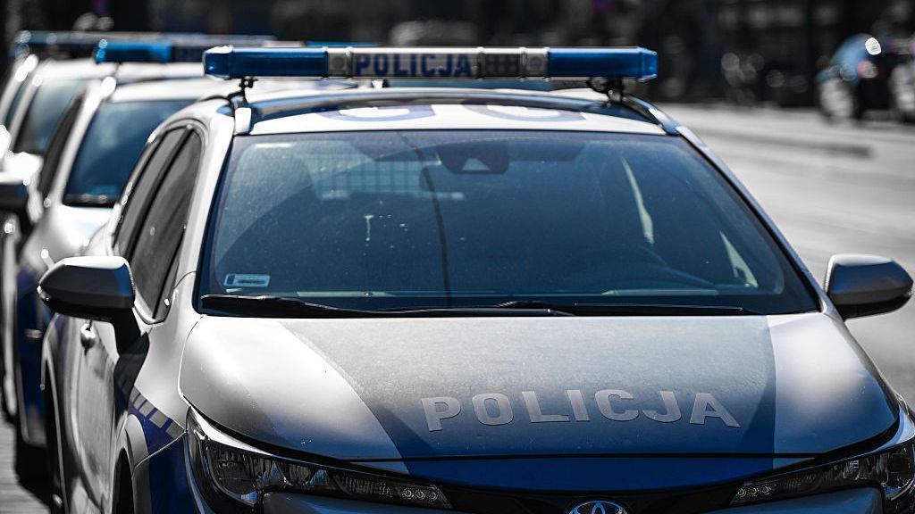 Daily Life In Krakow
KRAKOW, POLAND - AUGUST 12: A row of marked Toyota Corolla hybrid Police patrol cars sits parked along a city street as officers maintain public order during routine daily life in Krakow, Poland, on August 12, 2026. (Photo by Artur Widak/NurPhoto via Getty Images)
NurPhoto
daytime, vehicle fleet, patrol cars, routine patrol, daily life, roof rack, artur widak, blue lights, marked cruiser, polish police, august 12, city streets, police lights, squad car, police, policja, public order, lesser poland, first responders, emergency services, national police, nurphoto, law enforcement, urban environment, sirens, safety monitoring, malopolska, public safety, patrol car, hybrid