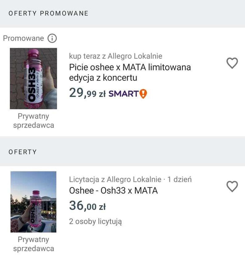 Napój Mata x Oshee. Gdzie kupić?