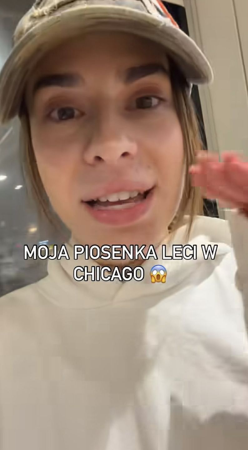 Blanka usłyszała swój hit w radiu w Chicago
