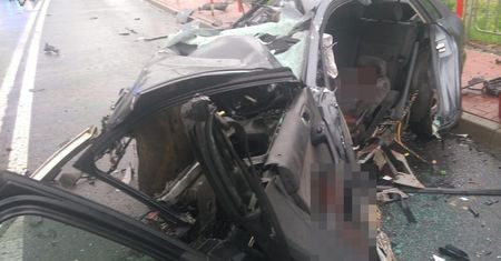 Śmiertelny wypadek na al. Jana Pawła II w Łęcznej. Nie żyje 26-letnia kobieta z audi