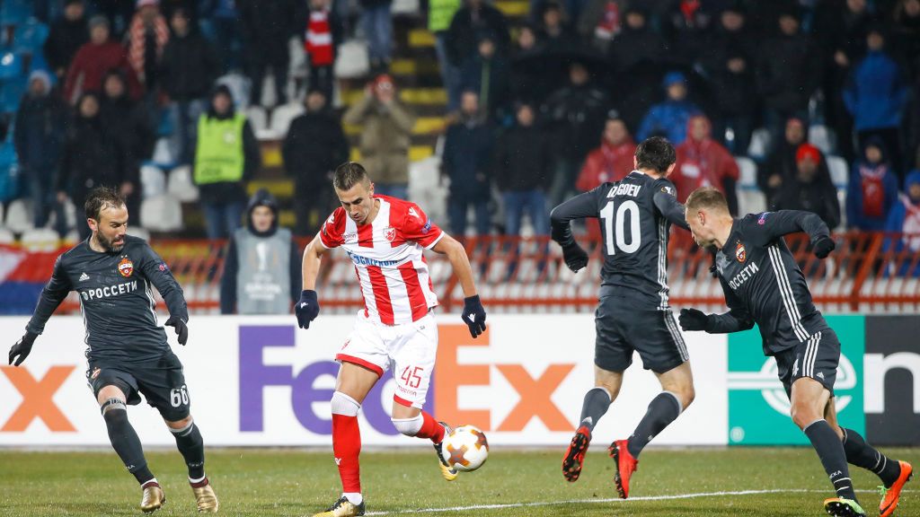 Zdjęcie okładkowe artykułu: Getty Images / Srdjan Stevanovic / Mecz Crvena Zvezda Belgrad - CSKA Moskwa