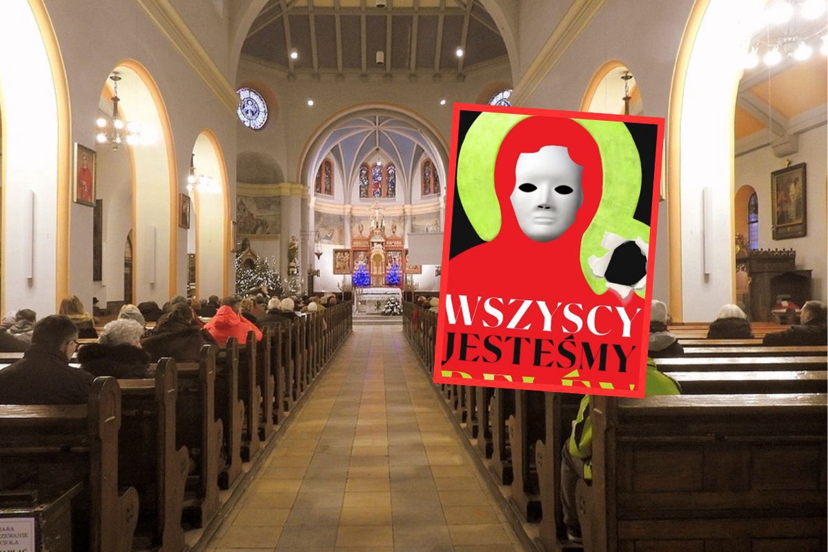 Awantura o plakat. Ksiądz komentuje. Dyrektor teatru tłumaczy