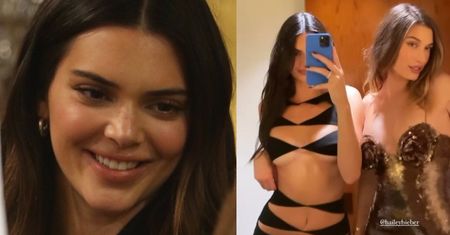 Wyzwolona Kendall Jenner baluje w MIKROSKOPIJNEJ sukience na ślubie swojej PRZYJACIÓŁKI! (ZDJĘCIA)
