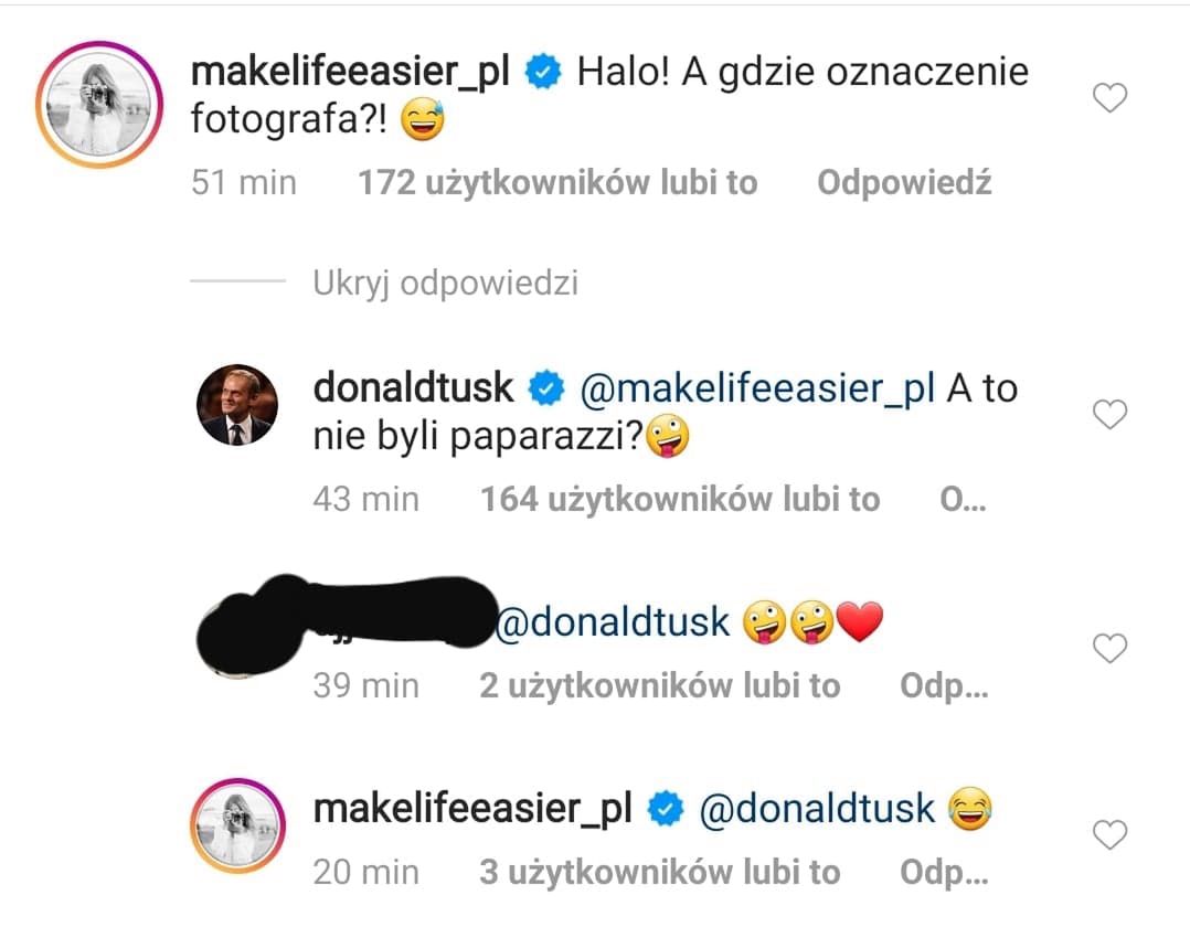 Kasia Tusk komentuje zdjęcie