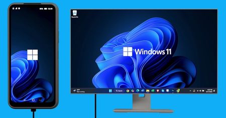 Ten smartfon ma 3 systemy operacyjne. Zmienisz go w komputer z Windowsem 11