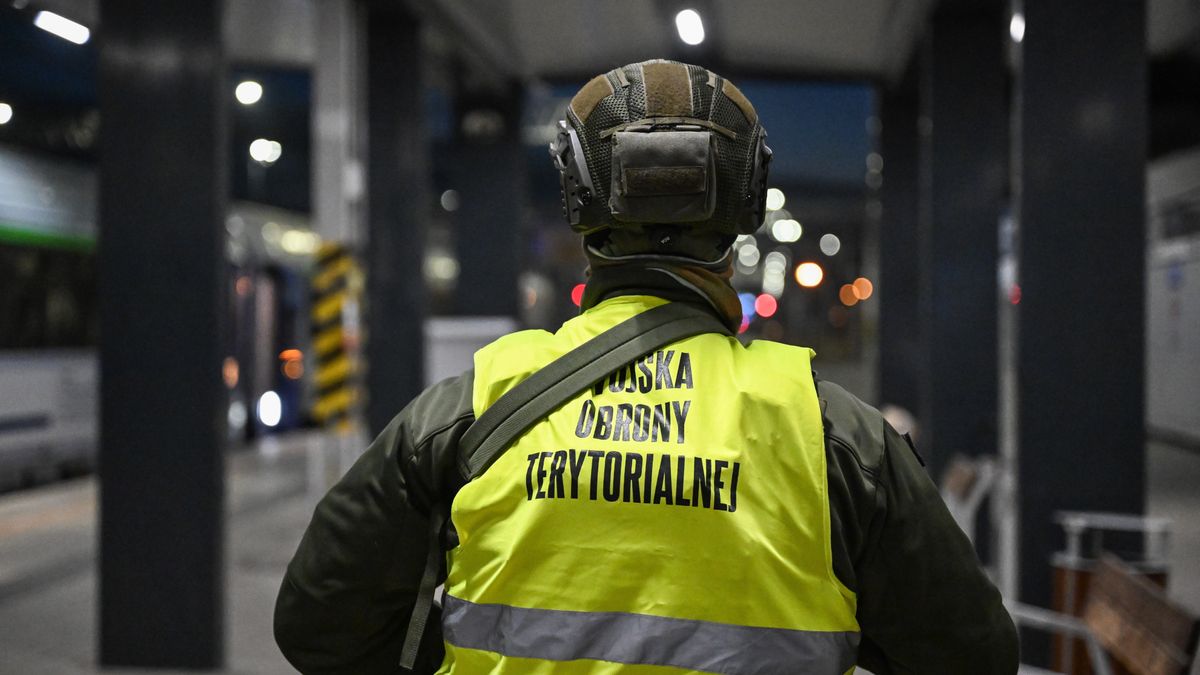 Funkcjonariusze SOK i WOT patroluj� dworzec
Wojtek Jargi�o
bezpiecze�stwo, dworzec, linie kolejowe, patrol, patrolowanie, PKP, SOK, WOT, kolej, �o�nierz, kolei, ochrona, s�u�by