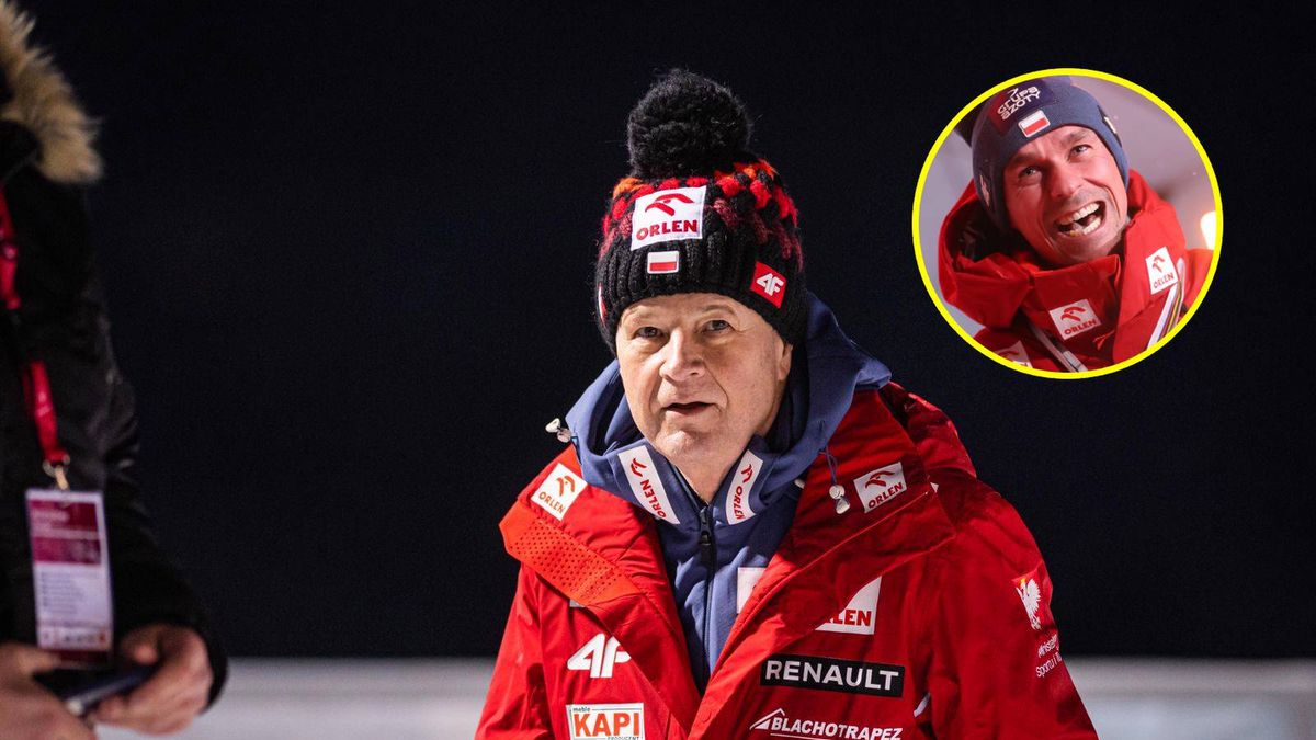 Newspix / KACPER KIRKLEWSKI / 400mm.pl/PAP / Na zdjęciu: Apoloniusz Tajner i Piotr Żyła