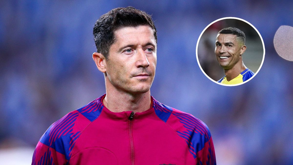 Na głównym zdjęciu: Robert Lewandowski (Diogo Cardoso/Getty Images), w kółeczku: Cristiano Ronaldo (Pedro Loureiro/Eurasia Sport Images/Getty Images)