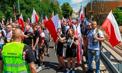 Protest przy granicy z Niemcami. Zjazd patroli obywatelskich w Zgorzelcu