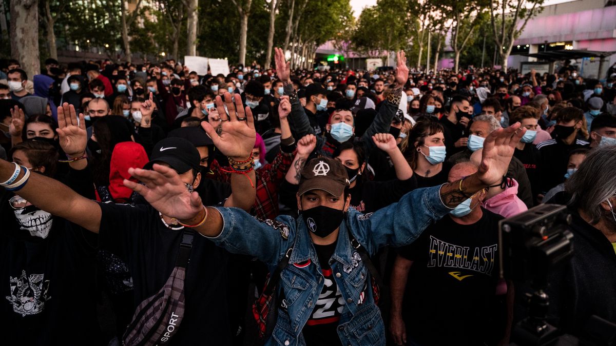 W Madrycie odbyły się niedawno protesty przeciwko nowym obostrzeniom
