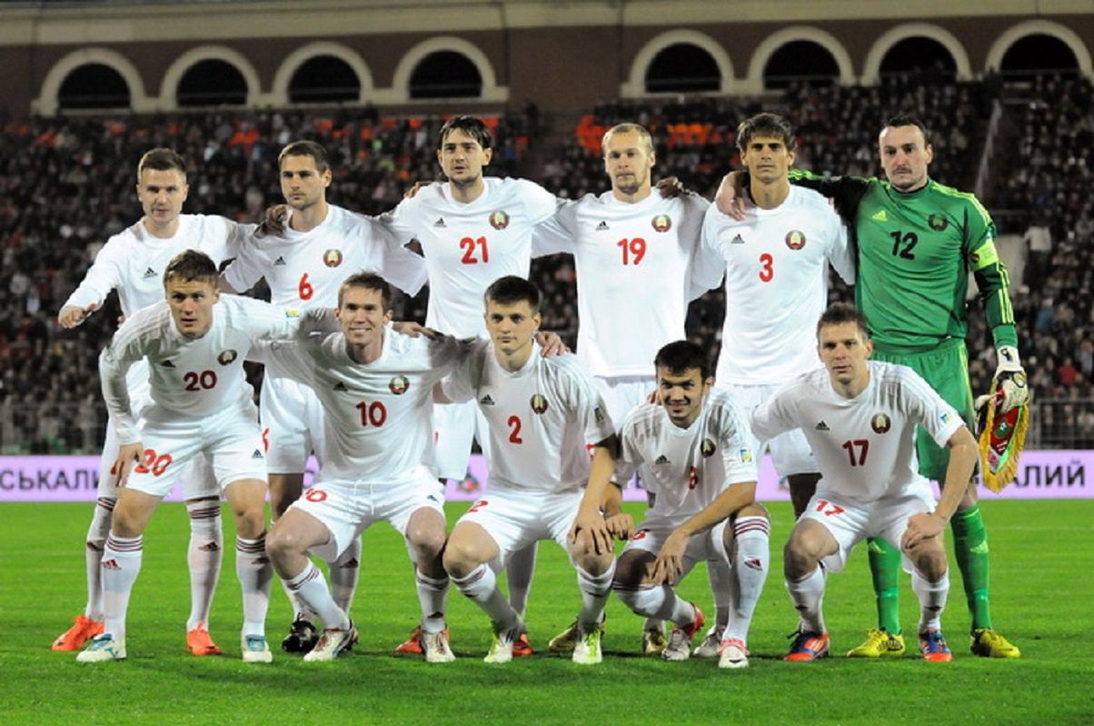 Belarus national team at the qualifiers for Euro 2014