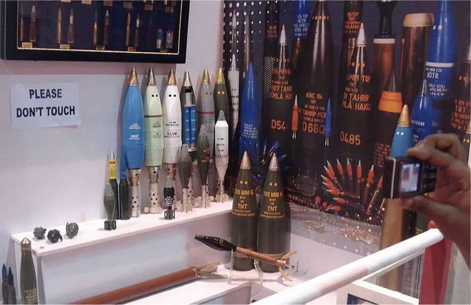 155 mm caliber artillery ammunition