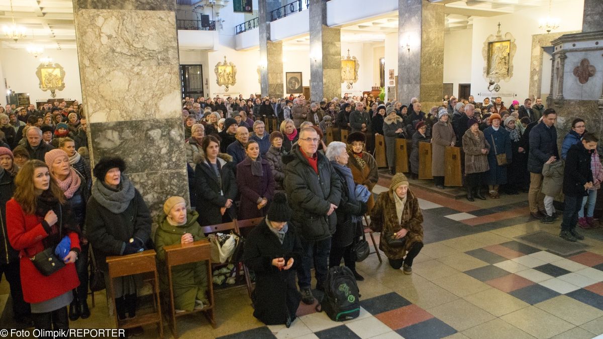 Msza w intencji Tomasza Mackiewicza w Warszawie