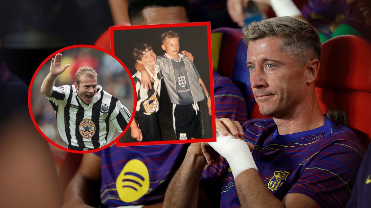Getty Images / Robert Lewandowski w dzieciństwie chciał być jak Alan Shearer