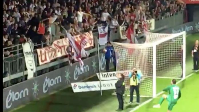 WP SportoweFakty / Twitter / Bramkarz Nancy Geoffrey Jourdren