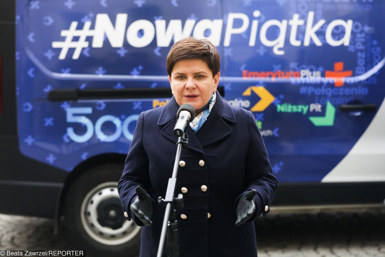 Beata Szydło. Jest nagranie z momentu kolizji byłej