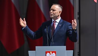 Prezydent ogląda finał Pucharu Polski na Narodowym