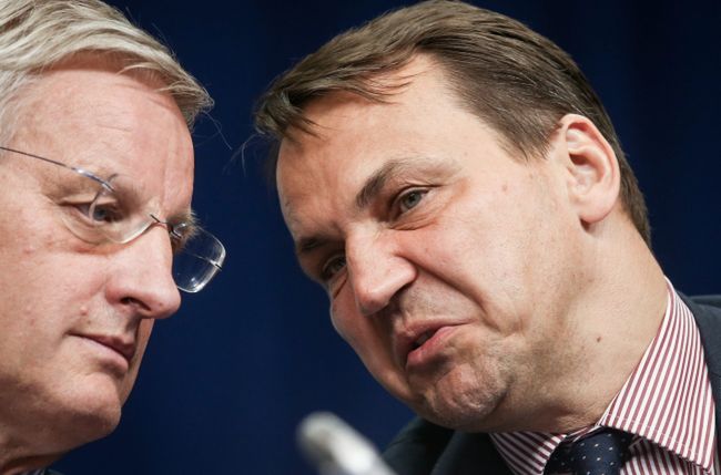 Karl Bildt i Radosław Sikorski