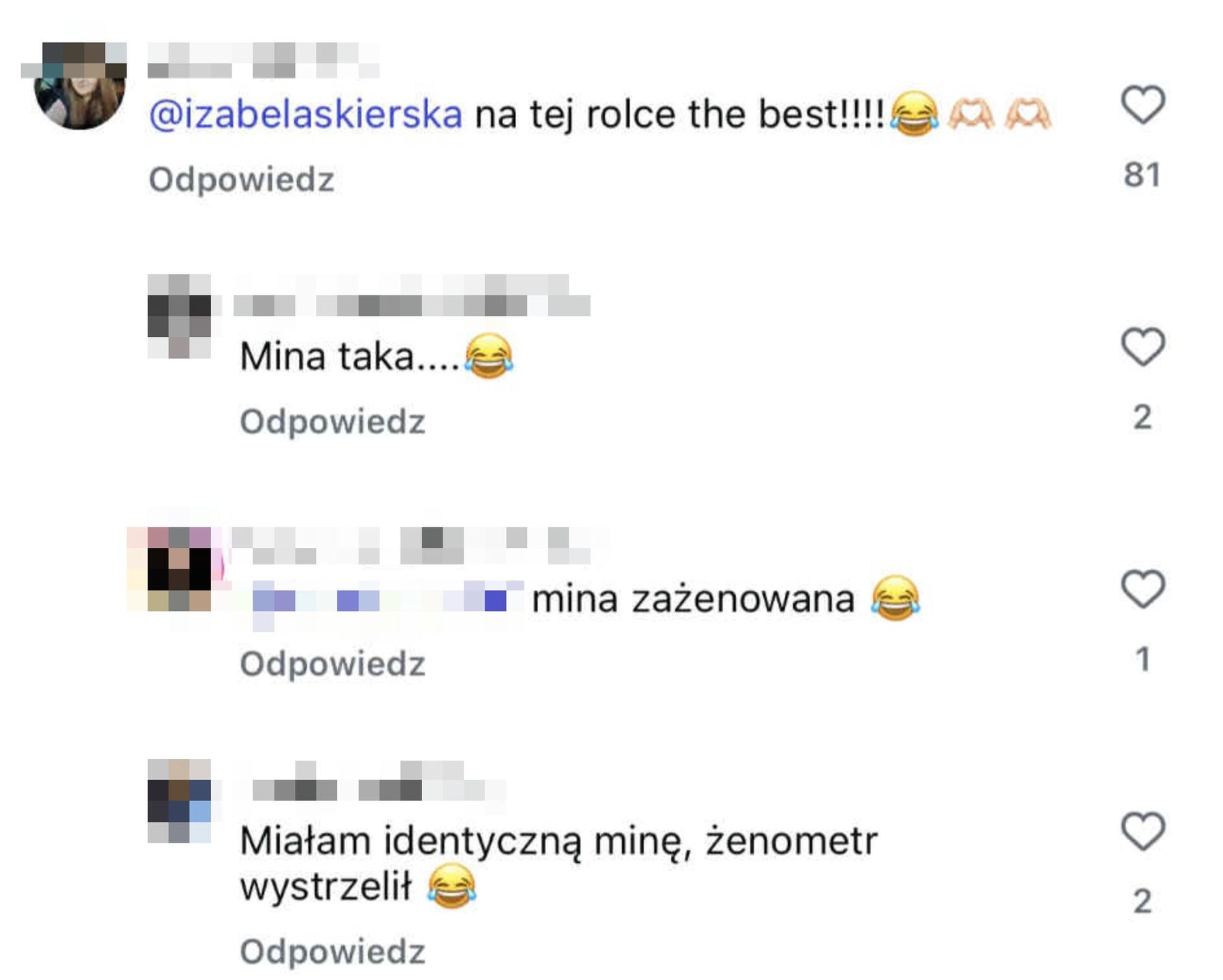 Reakcje po pocałunku Kaczorowskiej i Rogacewicza