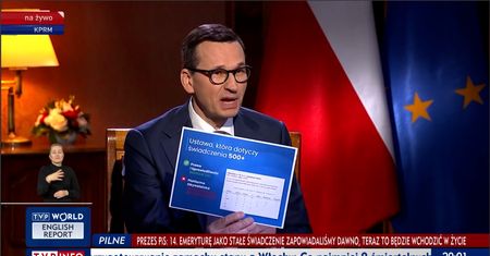 Nowe określenie dla Tuska. Morawiecki użył go kilkanaście razy