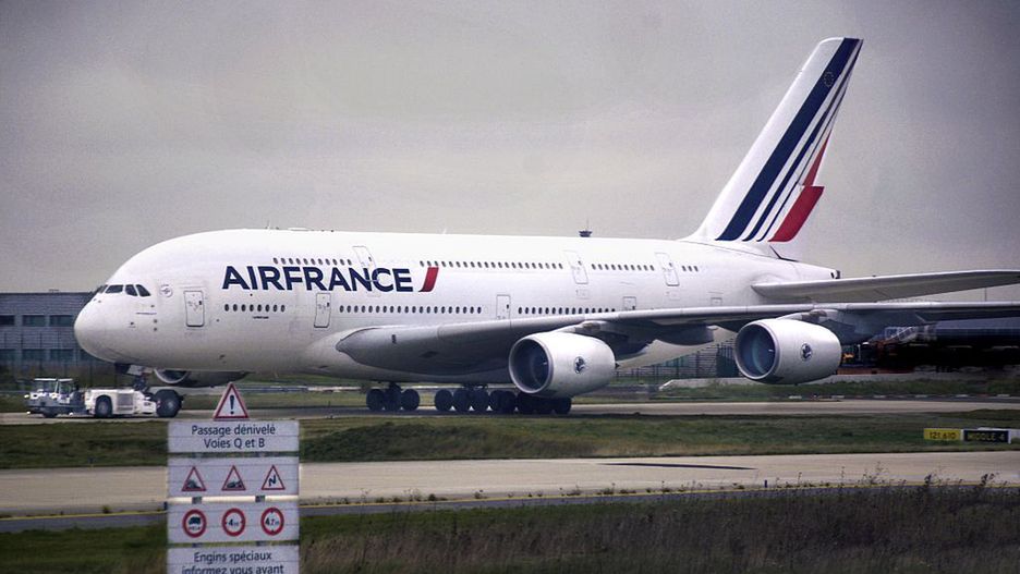 Samolot należący do linii Air France