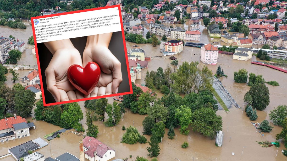 Przedstawiciele "Rolnik szuka żony" wydali komunikat ws. powodzi