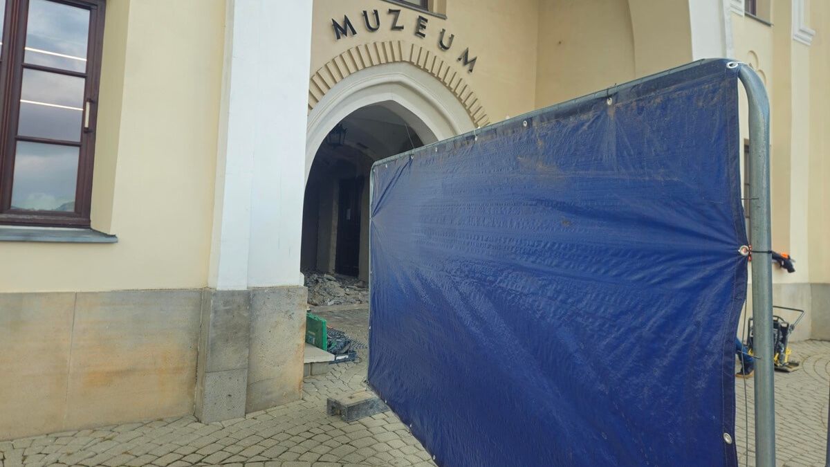 Remont głównego wejścia na Zamek Lubelski