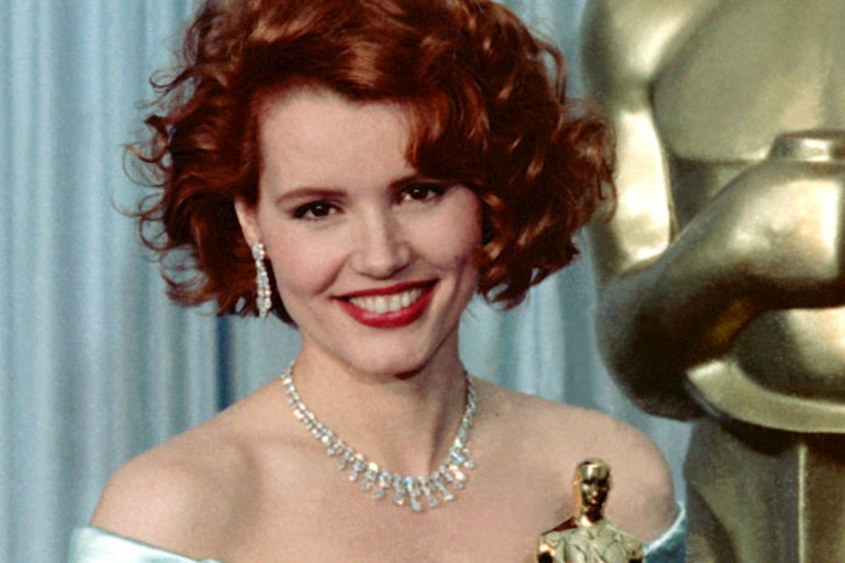 Geena Davis z Oscarem