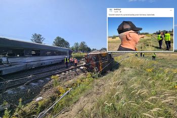 Byli w wykolejonym pociągu. "Huk, jakbyśmy po czymś przejechali"