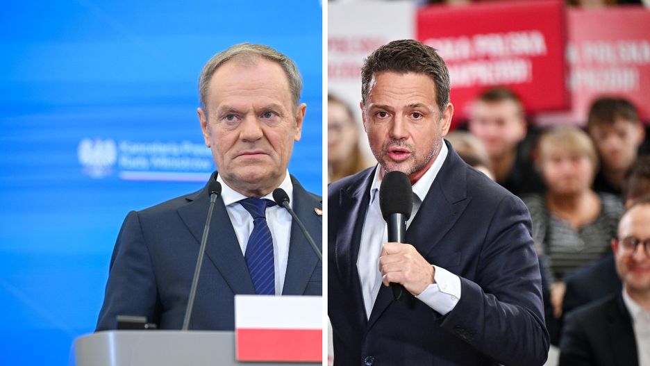 Donald Tusk i Rafał Trzaskowski
