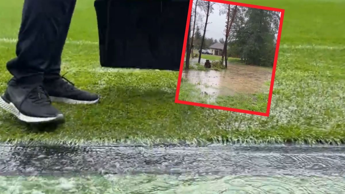 Ulewy paraliżują Polskę. Zalany został m.in. Stadion Śląski