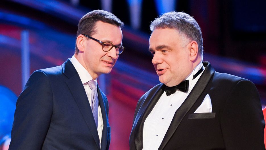 Premier Mateusz Morawiecki jest częstym gościem gali organizowanych przez media Tomasza Sakiewicza