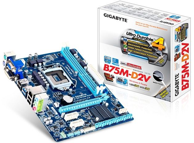 Gigabyte GA-B75M-D2V płyta główna zdjęcie opakowanie