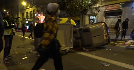 Protesty w Barcelonie przeciwko uwięzieniu rapera