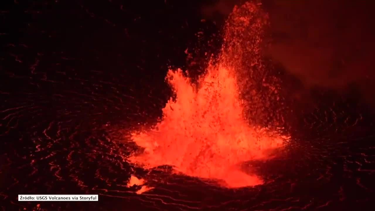 Erupcja wulkanu Kilauea na Hawajach. Ostrzeżenia dla samolotów.