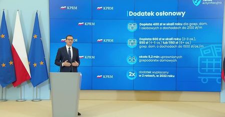 Rząd zrekompensuje inflację specjalnym dodatkiem. Może go otrzymać ok. 5 milionów gospodarstw domowych