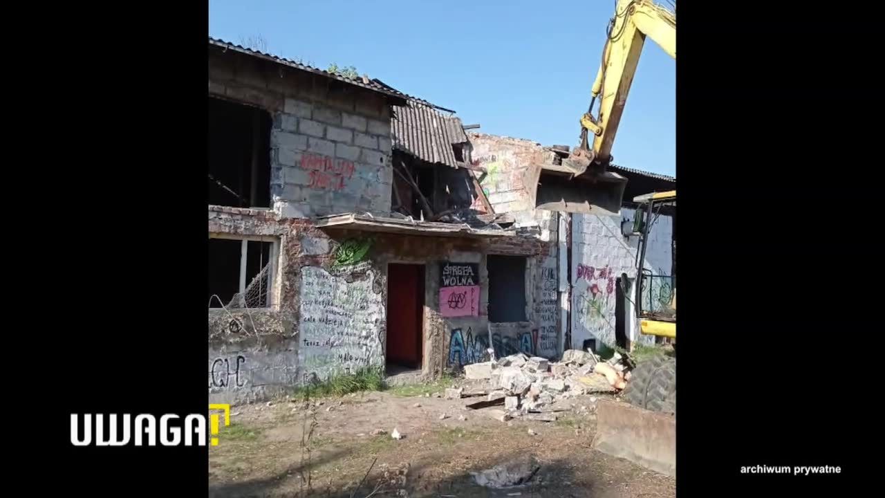 Squatersi się wynieśli, budynek został zburzony. “Chyba chcieli przeżyć przygodę”