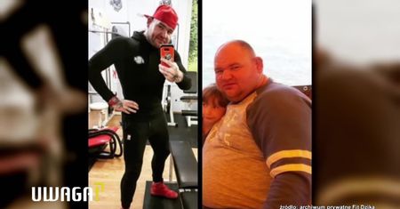 Ważył ponad 200 kg, schudł i teraz pomaga innym. Efekty są oszałamiające