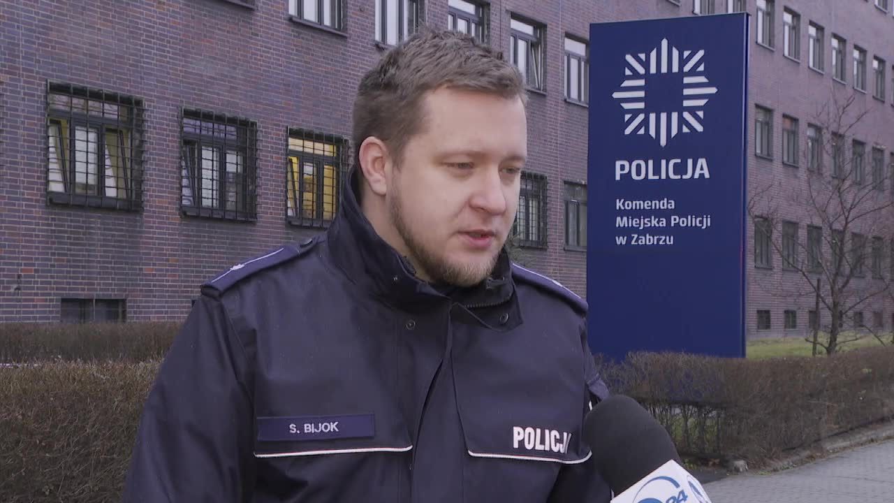 Napad nożownika na parabank w Zabrzu. Policja poszukuje sprawcy.