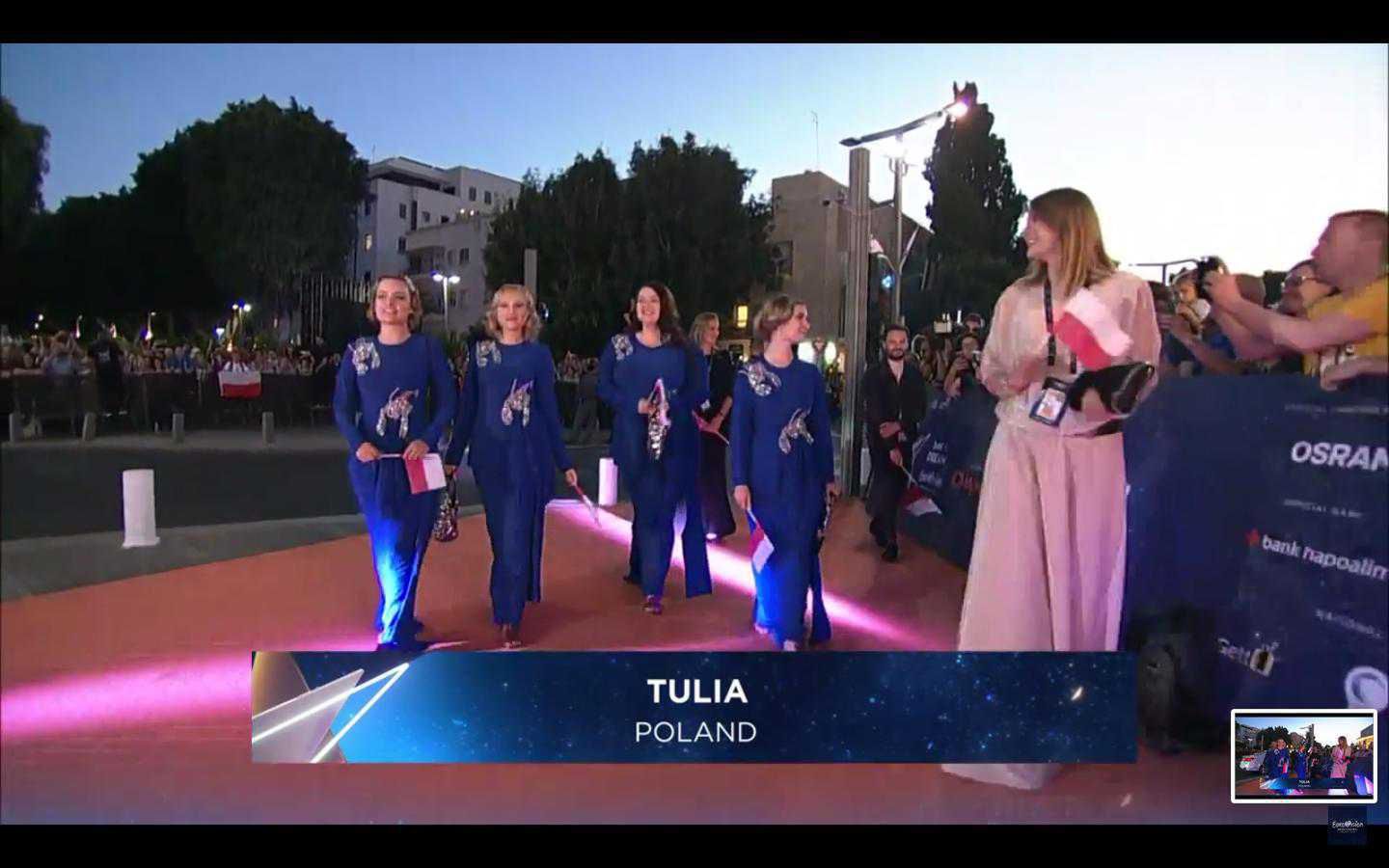 Tulia na ceremonii otwarcia Eurowizji 2019