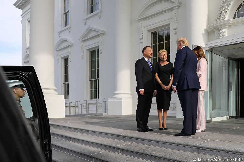 Andrzej Duda, Agata Duda, Melania Trump, Donald Trump