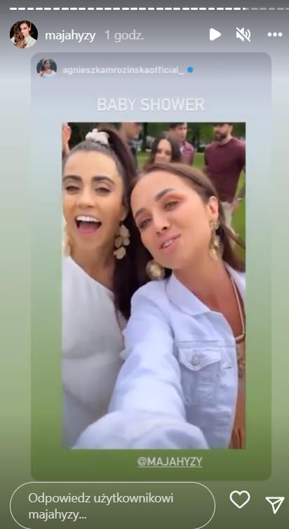 Maja Hyży zorganizowała baby shower