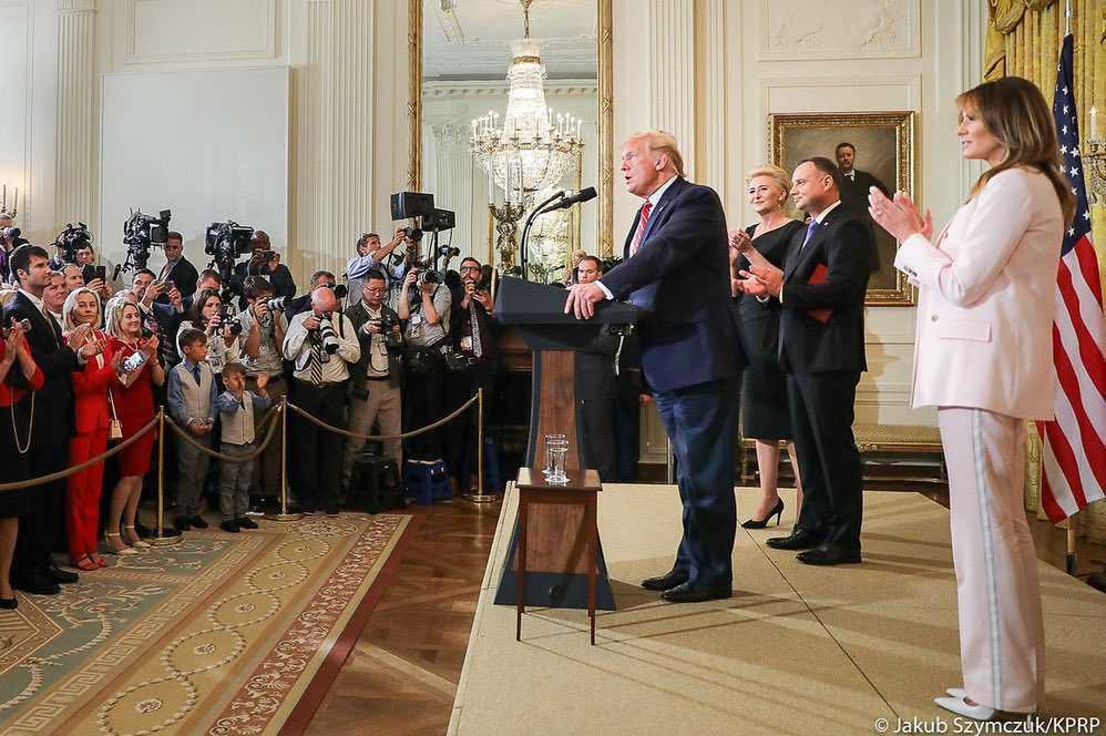 Donald Trump przemawiał podczas bankietu