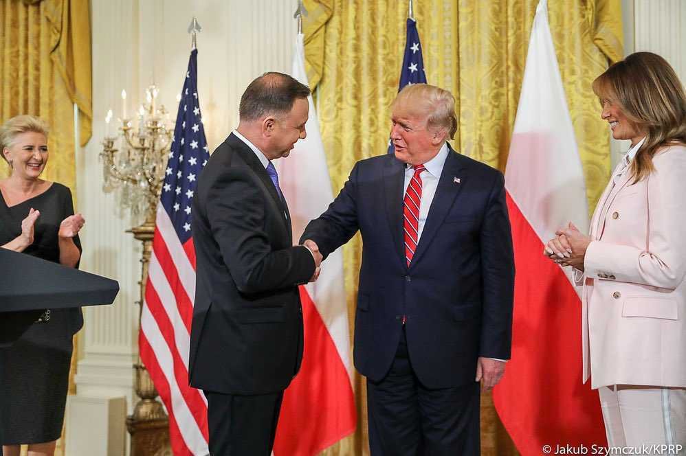 Donald Trump i Andrzej Duda