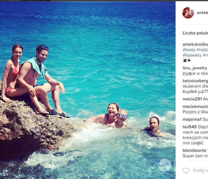 Antek Królikowski pokazał zdjęcie Kasi Sawczuk w bikini