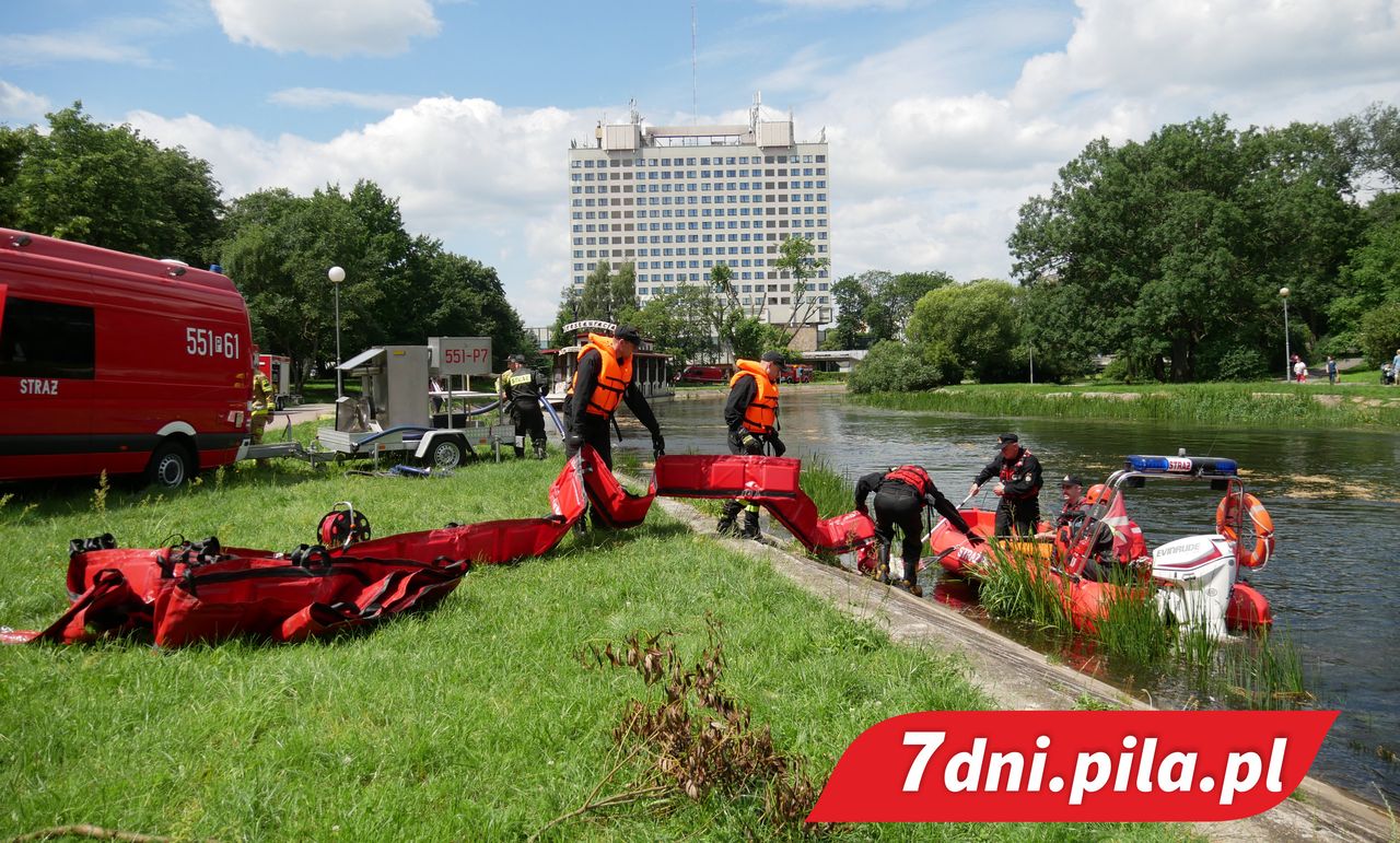 Akcja strażaków na pilskiej Gwdzie – FOTO