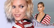 Hailey Bieber ubrała się tak samo jak Anja Rubik siedem miesięcy temu! Cena kreacji zwala z nóg!